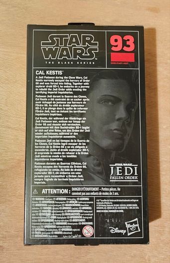 Star Wars Cal Kestis 6" Scale Black Series New & Unopened