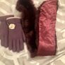 Luxurious faux fur scarf and gloves Image 3