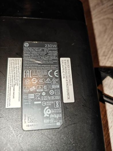HP 230W Charger