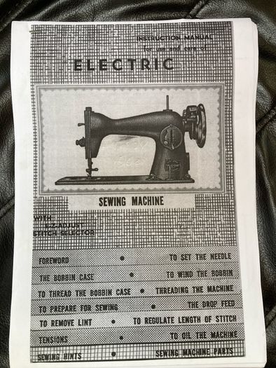 Vintage Jaguar Sewing machine