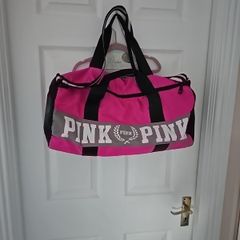 pink gym bag