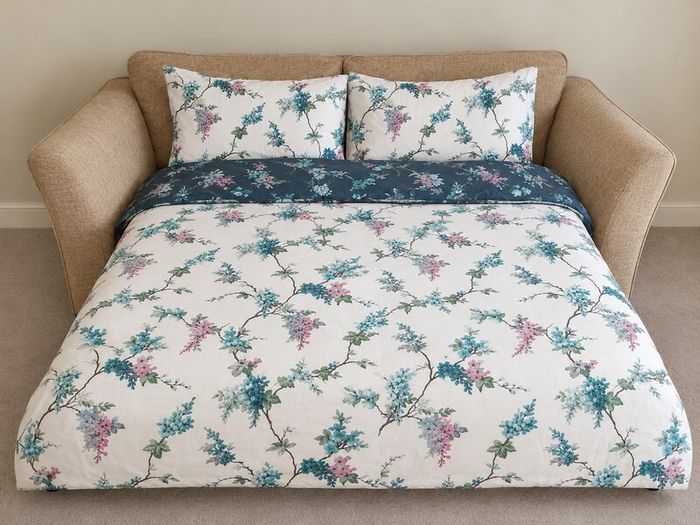 M&S Cream Fabric 3-Seater Sofa Bed