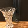 Small Crystal Hand Cut Glass Vase Image 2