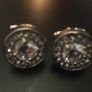 Silver/Diamonique Cufflinks Image 5