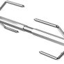 Universal Barbecue Skewer Set Rotisserie Kit Hexagonal Skewer Rod with EU Electric Motor Holder Image 2