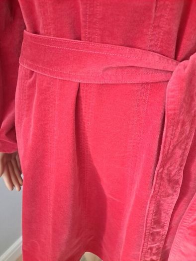 Boden red fine cord dress size UK 12