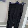 Brand New Ladies Fitness Yoga Pants with Mesh Panel Details Image 6