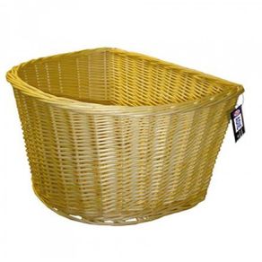 D Shape Wicker Basket
