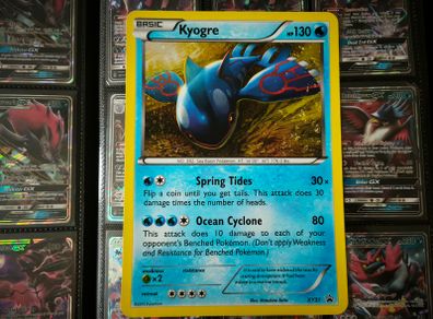 Kyogre ! Jumbo Oversized Card ! Promo from XY Era ! 2015 ! Pokemon Card !