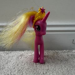 My Little Pony Friendship Is Magic Princess Cadence Tinsel Brushable Figure G4 Damaged hair Used Please see photos