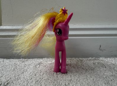 My Little Pony Friendship Is Magic Princess Cadence Tinsel Brushable Figure G4 Damaged hair Used Please see photos