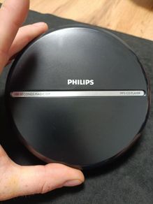Philips EXP2546 portable MP3 CD Player 100 Second Magic ESP ANTI JOG Tested Good