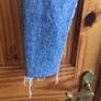 Bnwts Mango Ladies blue denim cropped frayed jeans size 12 including post Image 4