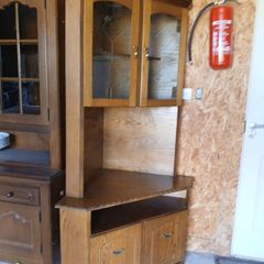 Mahogony corner unit