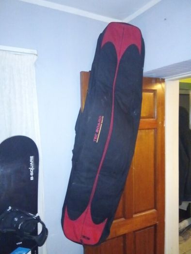 Shoes and Snowboard