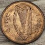 Ireland 1966 1/2d Halfpenny Beautiful Uncirculated Lustrous Image 3
