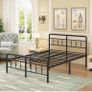 King Size Bed Frame with Victorian Headboard and Footboard Image 6