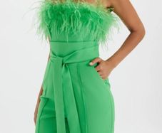 Lavish Alice Green Jumpsuit
