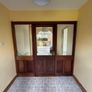 Solid Teak Door & 2 Glazed Side Panels Image 2