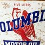 Vintage Columbia 1950's / 60's 5L Oil Tin Image 6