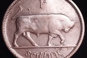 #483 - Ireland - 1928 - Shilling - Silver - KM.6