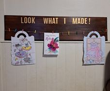 look what I made art sign