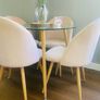 glass kitchrn table Image 2