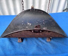 Vintage metal log holder