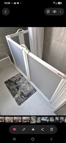 saloon unifold flexi panel shower screen