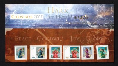 2007 Great Britain Merry Christmas - Self-Adhesive Stamps Commemorative Stamps Presentation Pack