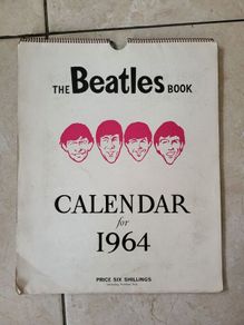 the beatles book calender for 1964