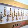 BEST QUALITY Bindi x17 stickers Crystal Diamante Indian Bellydance Tattoo gold, silver or mixed colour Image 3