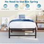 3ft Single Bed Heavy Duty Steel Slats Single Metal Bed Frames Image 6