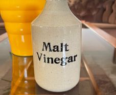 1970s Pearsons Chesterfield Stoneware Vinegar Bottle