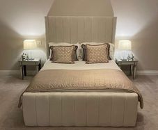 King Sizes 5ft Bed Frames , Mattreses And Beautiful Headboards Instock Offering Free Delivery