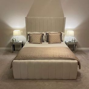 King Sizes 5ft Bed Frames , Mattreses And Beautiful Headboards Instock Offering Free Delivery
