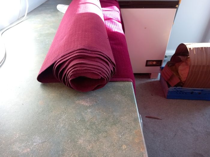 PURPLE velure material