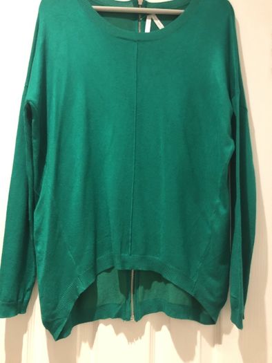 Green Jumper with Zip on back