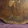 African Elephant wooden inlay wall hanging Image 5