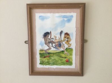 Art - Humorous Watercolour ( Liam Keeley)