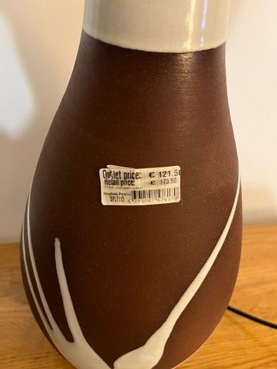 Stephen Pearce pottery table lamp