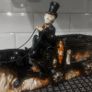 Yankee Candle Halloween Boney Wagon Candle holder Image 2