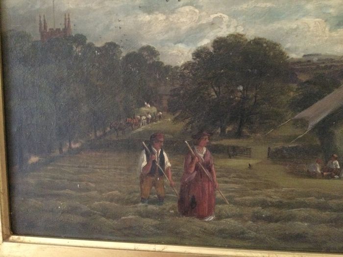 Art- Original Oil on Canvas 19th Cent.