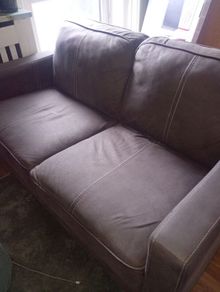 sofa 2 seate plus cover