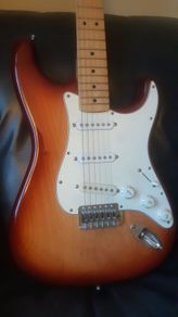 2010 Fender Standard Strat Ash BODY - Sienna Sunburst Stratocaster
