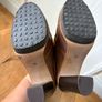 Creeks Brown leather ankle boots with heels 36/3 Image 9