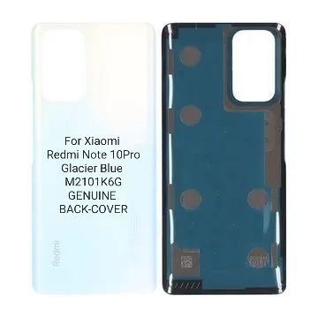 Xiaomi Redmi Note 10 Pro - Battery Cover (Glacier Blue) - M2101K6G
