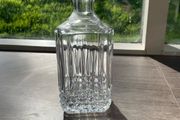 Heavy Cut Crystal Glass Square Whisky Decanter with Stopper 26cm 1.75kg