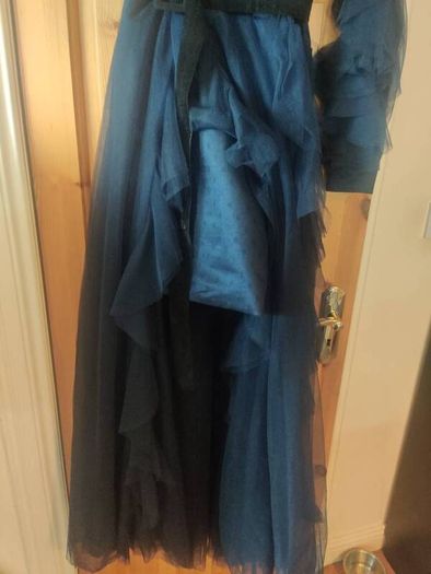 Navy long dress size M-L TS couture atelier designer special occasion  dress