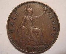 British Halfpennies